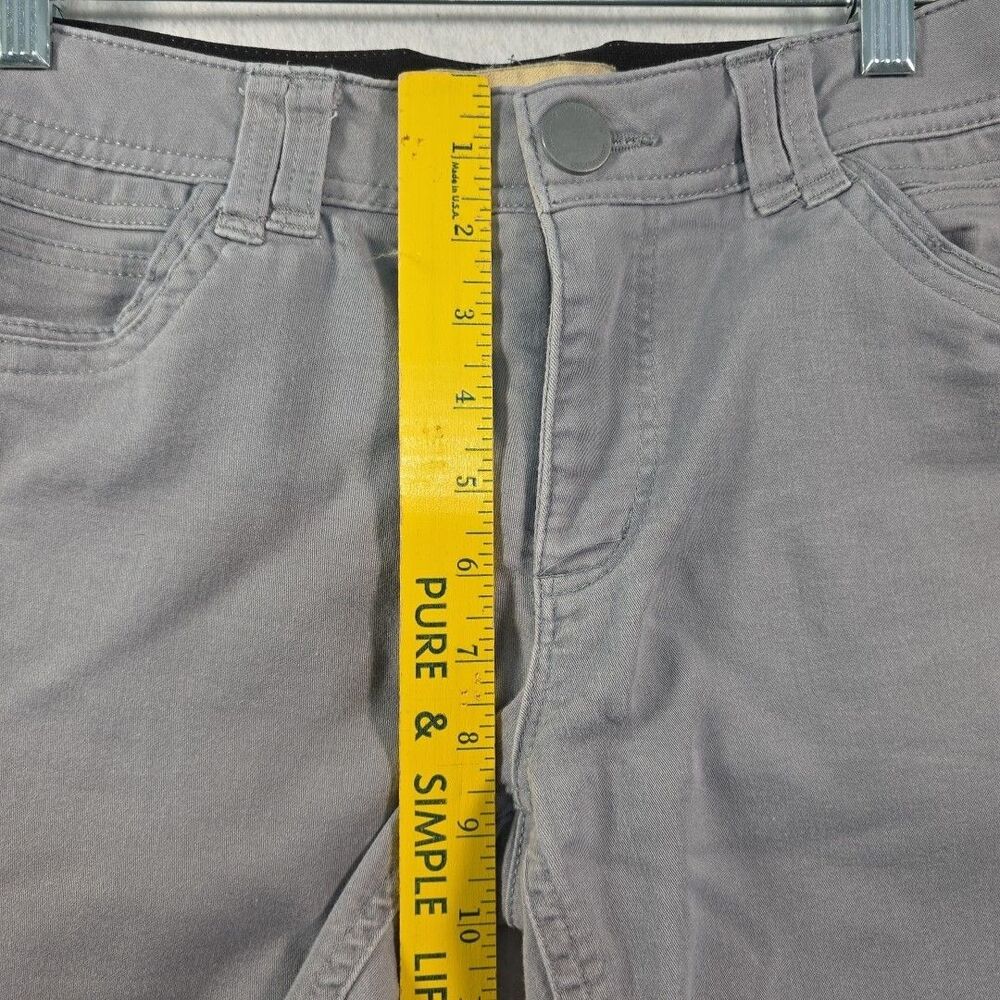 Democracy AB Solution Jeans Chino Womens Size 10 Ankle Gray Tummy Control Skinny - Picture 7 of 10